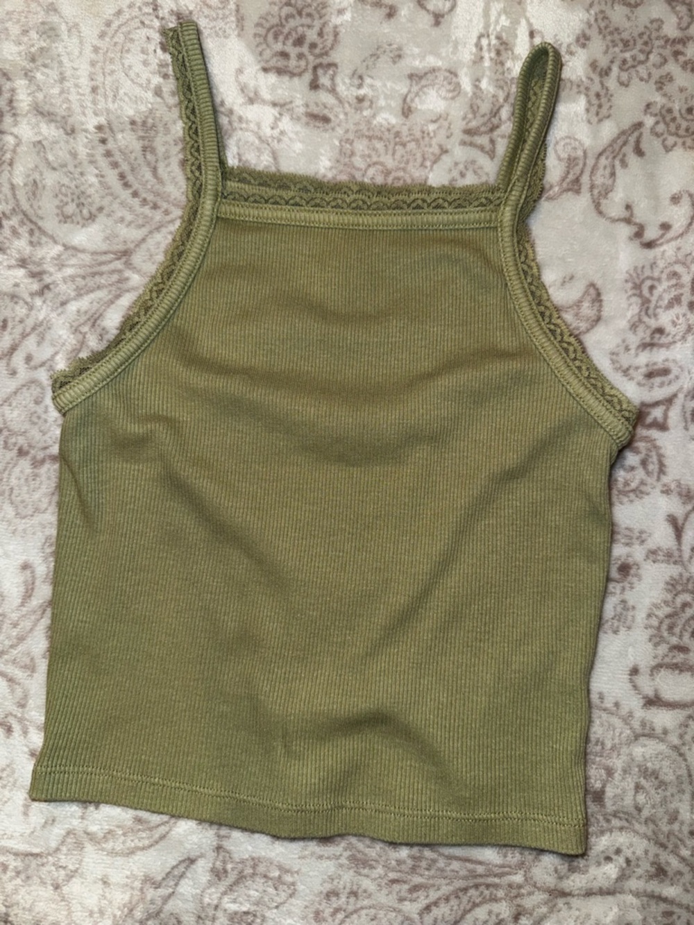 American Eagle Olive Green Tank Top